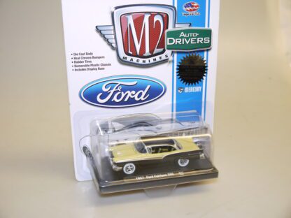 1:64 Castline M2 Machines 11228 1957 Ford Fairlane schwarz/gelb, neuw./ovp