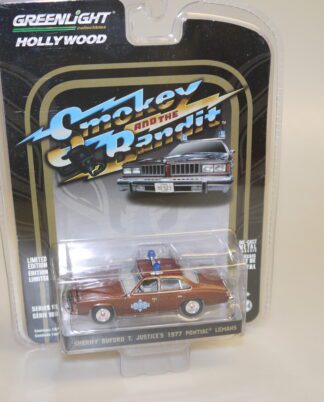 1:64 Greenlight 44780-B Sheriff Buford T. Justice's 1977 Pontiac Lemans, neuw./ovp