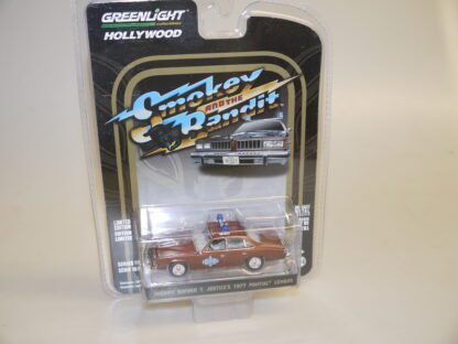 1:64 Greenlight 44780-B Sheriff Buford T. Justice's 1977 Pontiac Lemans, neuw./ovp