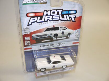 1:64 Greenlight 42800-A 1965 Chevrolet Impala Indiana State Police, neuw./ovp