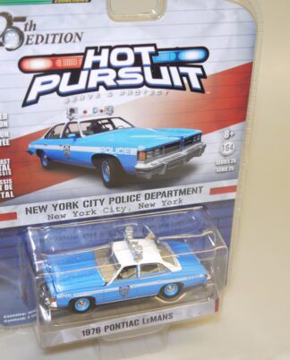 1:64 Greenlight 42820-B 1976 Pontiac Lemans NYPD, neuw./ovp