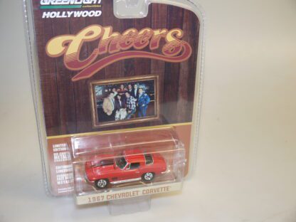 1:64 Greenlight 44770-B 1967 Chevrolet Corvette rot Cheers, neuw./ovp