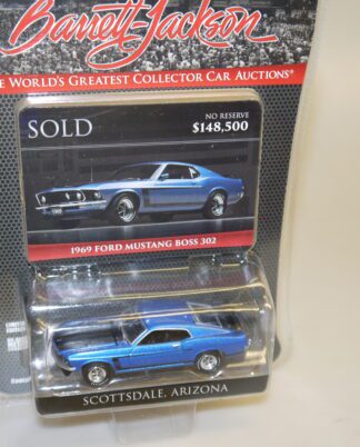 1:64 Greenlight 27830 1969 Ford Mustang Boss 302 blau-met., neuw./ovp