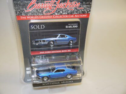 1:64 Greenlight 27830 1969 Ford Mustang Boss 302 blau-met., neuw./ovp