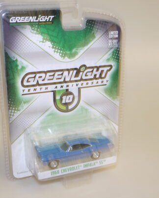 1:64 Greenlight 29788 1968 Chevrolet Impala blau, neuw./ovp