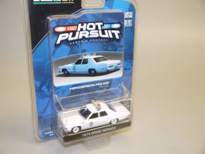 1:64 Greenlight 42670 1974 Dodge Monaco Henderson Police Dep. Nevada, neuw./ovp