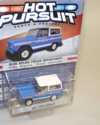 1:64 Greenlight 42730 1967 Ford Bronco Glen Alpine Police Dep., neuw./ovp