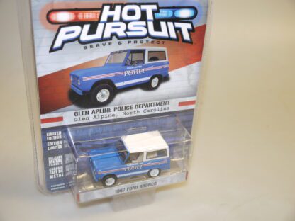 1:64 Greenlight 42730 1967 Ford Bronco Glen Alpine Police Dep., neuw./ovp