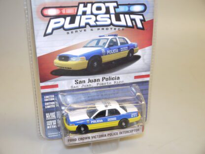 1:64 Greenlight 42690 Ford Crown Vic San Juan Policia / Puerto Rico, neuw./ovp