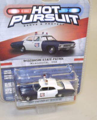 1:64 Greenlight 42710 1967 Chevrolet Biscayne Wisconsin SP, neuw./ovp