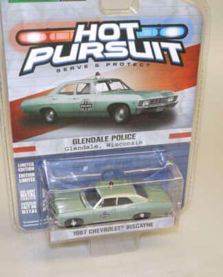 1:64 Greenlight 42750-A 1967 Chevrolet Biscayne Glendale PD, neuw./ovp