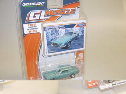 1:64 Greenlight 13120 1968 Ford Mustang GT blaugrün, neuw./ovp