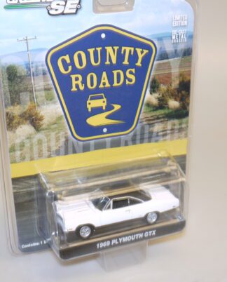 1:64 Greenlight 29760 1969 Plymouth GTX weiß, neuw./ovp