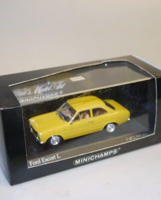 1:43 Minichamps 400 081000 Ford Escort 1300L 1971 gelb, neuw./ovp