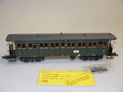 H0 Brawa 2170 Personenwagen D4i Wü 99 - top-Zustand, aber ohne OVP