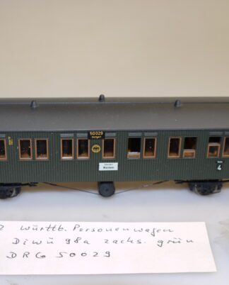 H0 Brawa 2152 Württ. Personenwagen Di 50029 - top-Zustand, aber ohne OVP