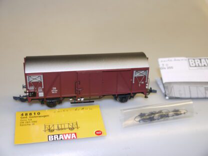 H0 Brawa 48810 Ged. Güterwagen Gms54 265 090 - top-Zustand, aber ohne OVP