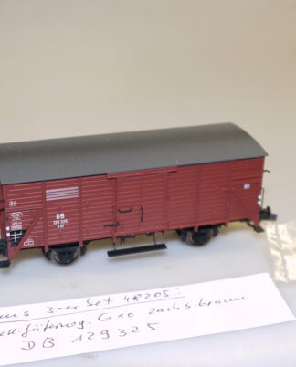 H0: Brawa 48205 Güterwagen aus 3er-Set G10 129 325- top-Zustand, aber ohne OVP