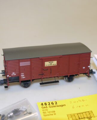H0: Brawa 48262 Güterwagen G10 NS - top-Zustand, aber ohne OVP
