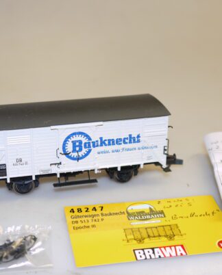 H0: Brawa 48247 Güterwagen G10 Bauknecht - top-Zustand, aber ohne OVP