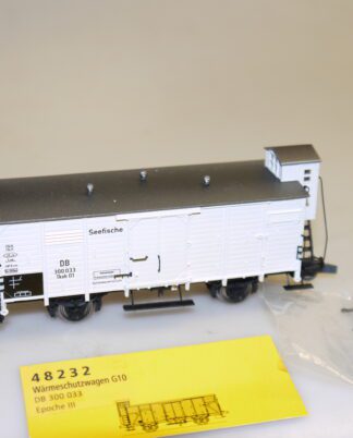 H0: Brawa 48232 Güterwagen G10 Wärmeschutzwagen - top-Zustand, aber ohne OVP
