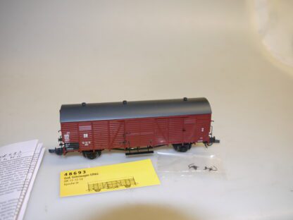 H0: Brawa 48693 Ged.Güterwagen Glhkü DR - top-Zustand, aber ohne OVP