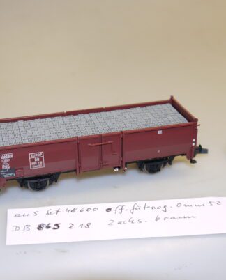 H0: Brawa aus 48600 Güterwagen Omm52 865 218 - top-Zustand, aber ohne OVP