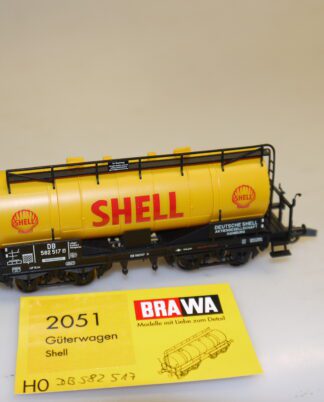 H0: Brawa 2051 Kesselwagen Shell 582 517 - top-Zustand, aber ohne OVP