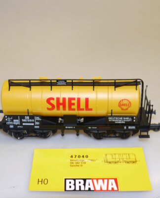 H0: Brawa 47040 Kesselwagen Shell 582 519 - top-Zustand, aber ohne OVP