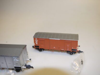 H0: Brawa 48550 Spitzdachwagen-Set FS - top-Zustand, aber ohne OVP – Bild 2