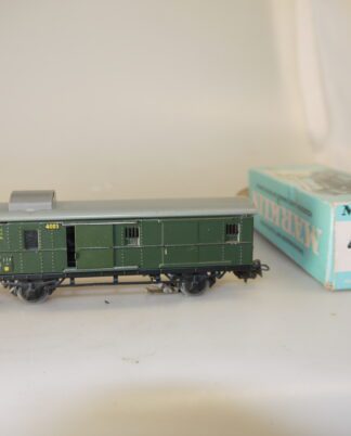 h0 Märklin 4041 Gepäckwagen+Schlußlicht, top/ovp