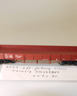 H0 Fleischmann 5262K Niederbordwagen, top-Zustand, aber ohne OVP