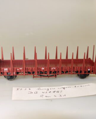 H0 Fleischmann 5233K Rungenwagen, top-Zustand, aber ohne OVP