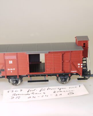 H0: Fleischmann 5367K Güterwagen G DR, top-Zustand, aber ohne OVP