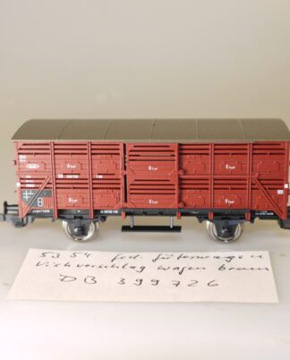 H0 Fleischmann 5354K Kleinviehwagen, top-Zustand, aber ohne OVP