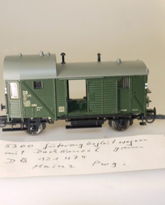 H0 Fleischmann 5300K Güterzug-Begleitwagen 'Pwg', top-Zustand, aber ohne OVP