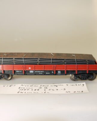 H0 Fleischmann 5506K Talbot-Schotterwagen Frankfurt 2482, top-Zustand, aber ohne OVP
