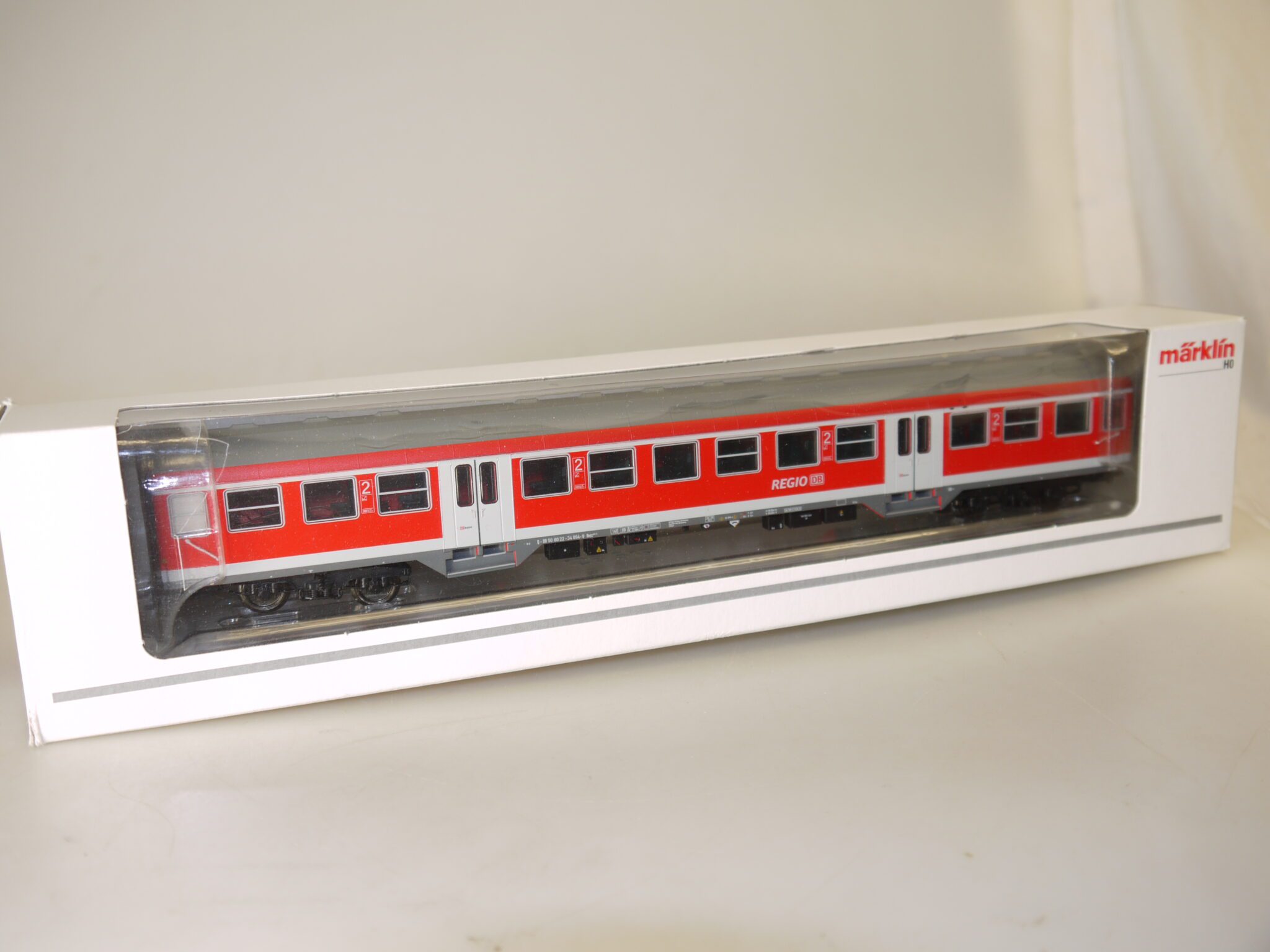 H0 Märklin 43806 Nahverkehrswagen 2.Kl., top/ovp/Innenbel.