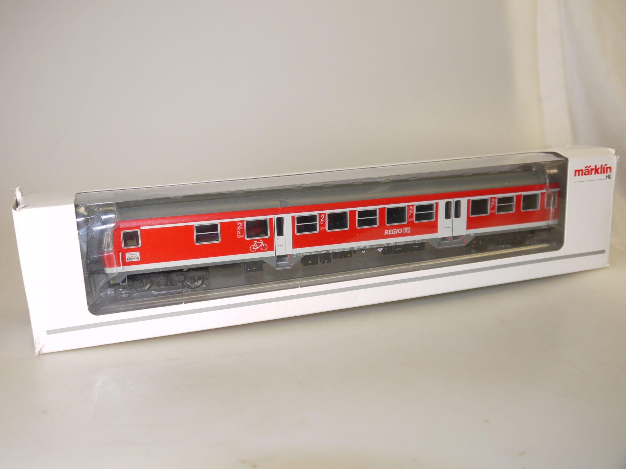 H0 Märklin 43831 Steuerwagen Nahverkehr, top/ovp/Innenbel.