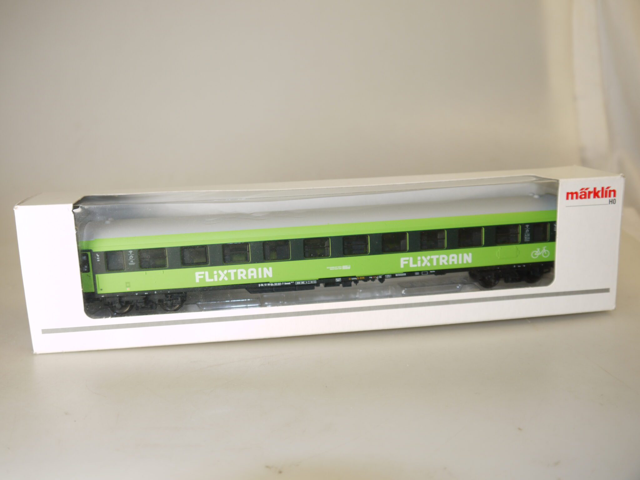 H0 Märklin 42956 Flixtrain-Personenwagen, top/ovp/Innenbeleuchtung
