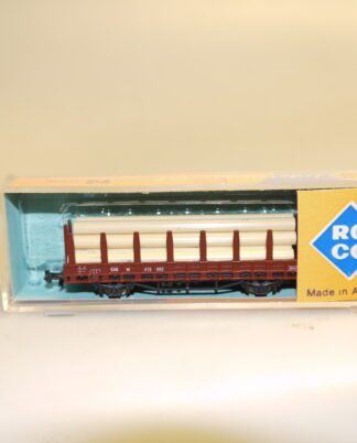 Spur N: 2314 Roco Rungenwage mit Holzladung, top/ovp