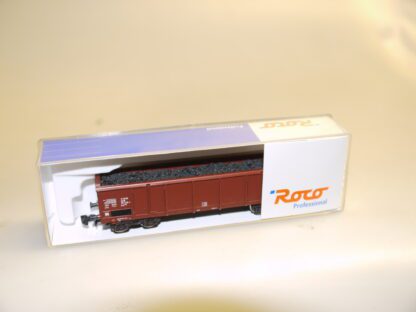 Spur N: Roco 25564 4-achs. Güterwagen Eas + Kohleladung, neuw./ovp