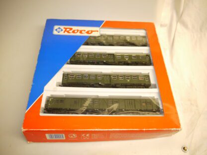 h0: Roco 44053 Umbauwagen-Set, ovp/AC-Achsen/Licht