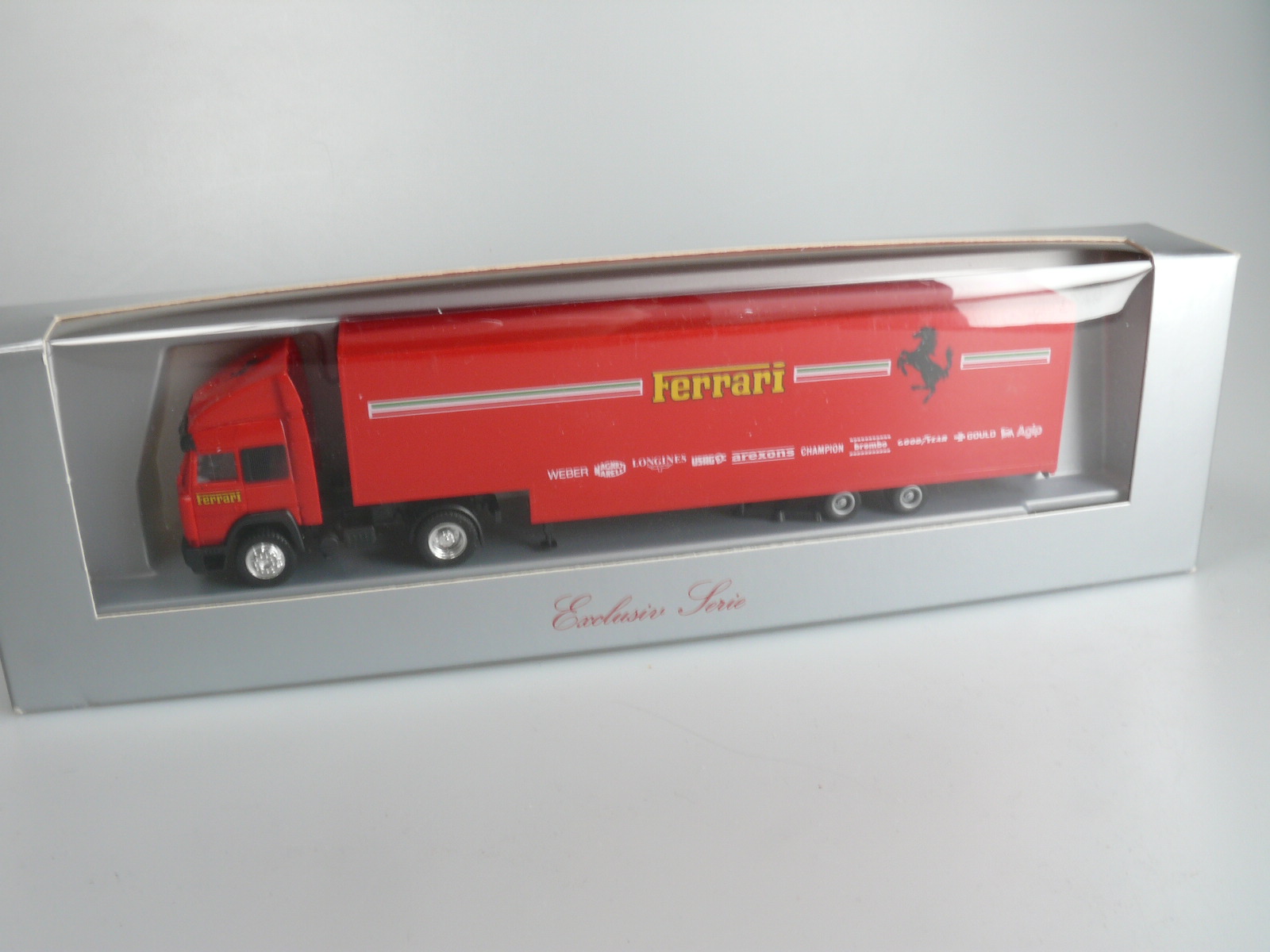Camion Iveco Eurot. SZG échelle HO 1:87 Herpa 144100 - Modèle Réduit Occasion, état Quasi Neuf Avec Boîte