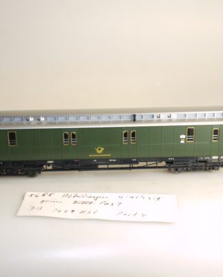 H0: Fleischmann 5688K Postpackwagen m. Brhs., top-Zustand, aber ohne OVP