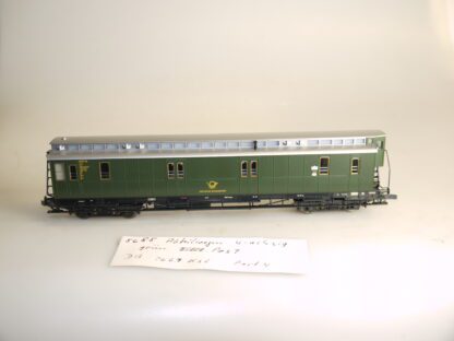 H0: Fleischmann 5688K Postpackwagen m. Brhs., top-Zustand, aber ohne OVP