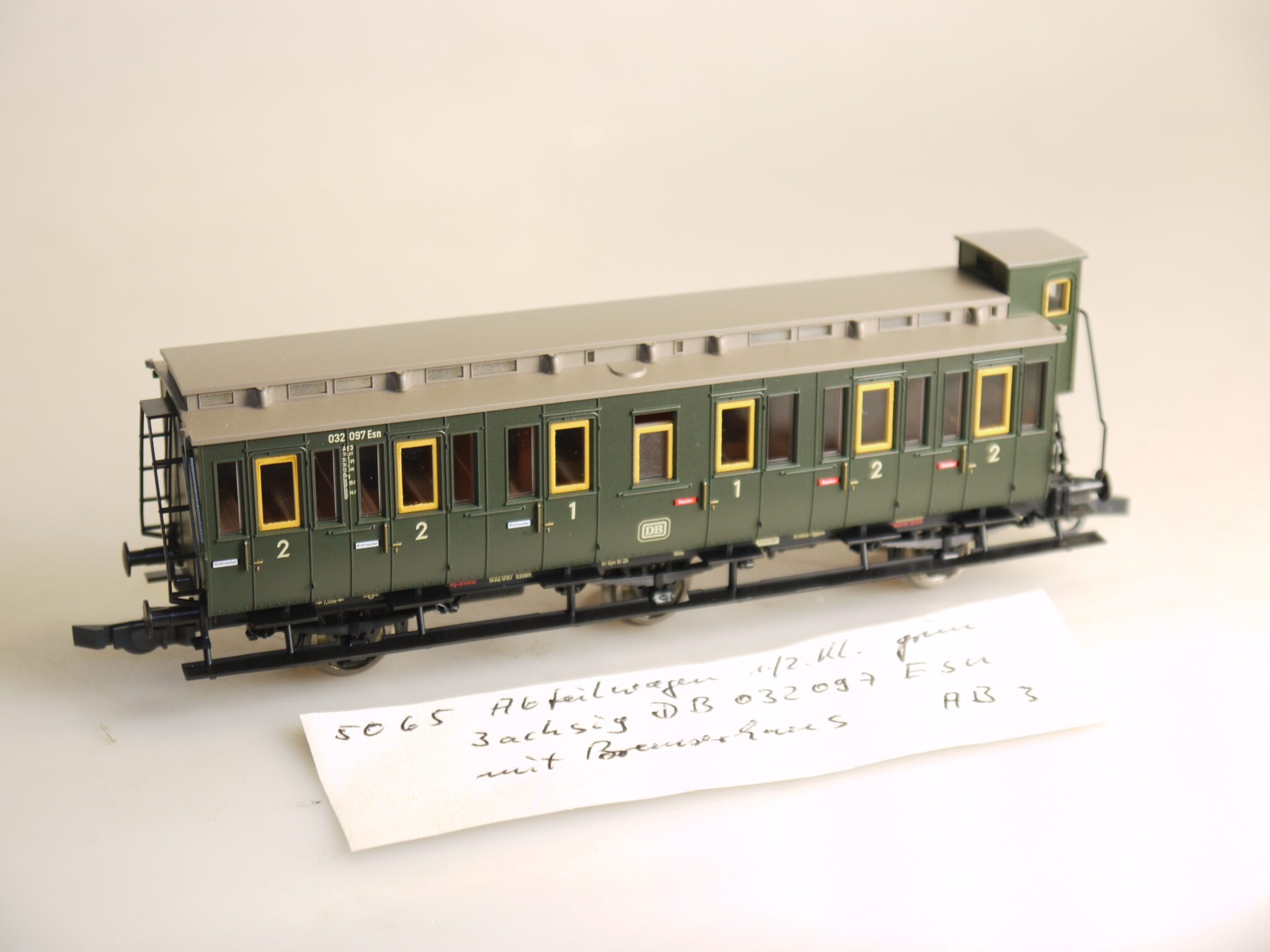 H0 Fleischmann 5065K Abteilwagen 1./2.Kl., top-Zustand, aber ohne OVP