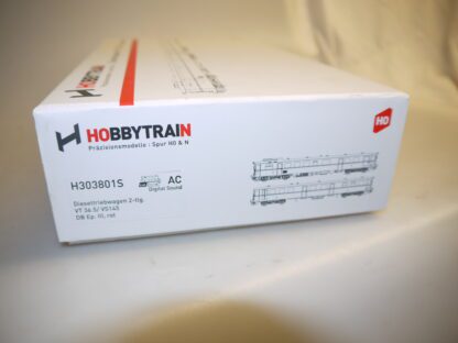 H0: Hobbytrain 303801S Triebwagen VT36.5/VS145 DB III dig. mit Sound, neuw./OVP/AC! – Bild 2
