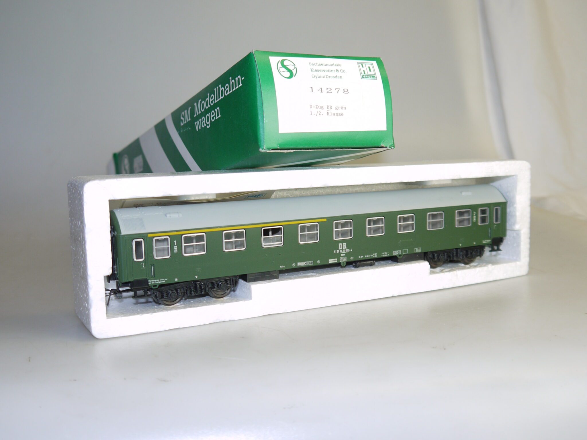 h0 Sachsenmodelle 14278 D-Zugwagen 1./2.Kl., neuw./OVP