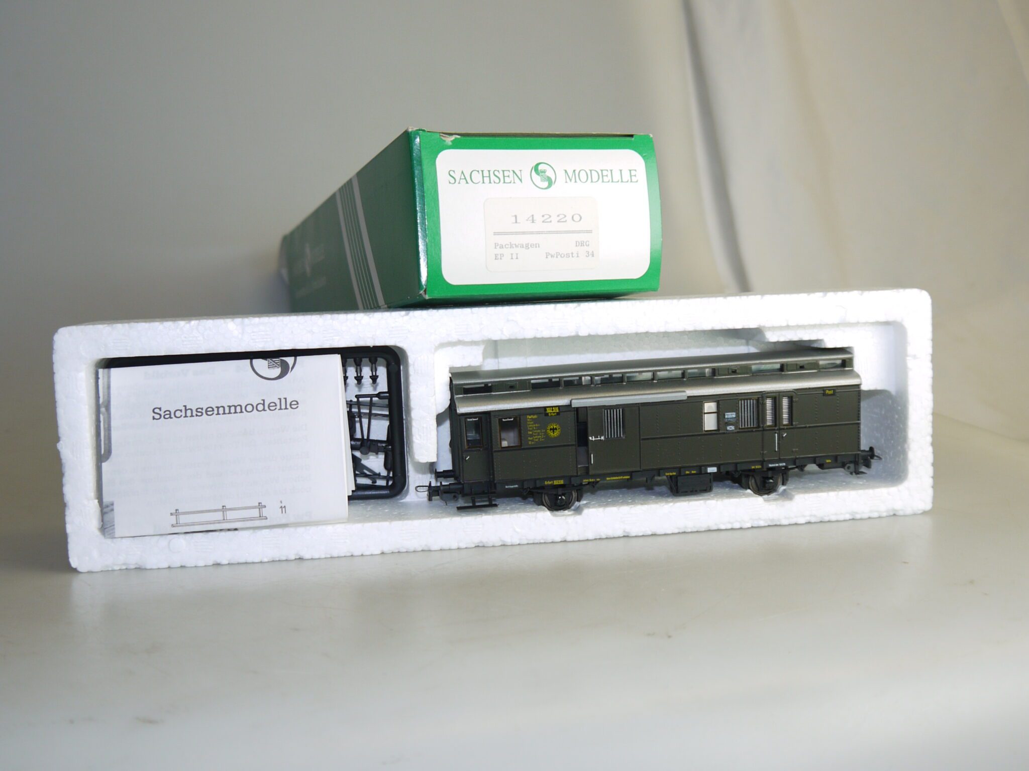 H0 Sachsenmodelle 14220 Packwagen Ep.II, neuw./ovp